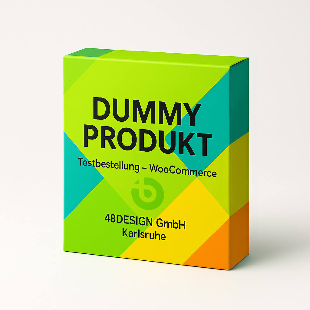 Produktverpackung Dummy Produkt