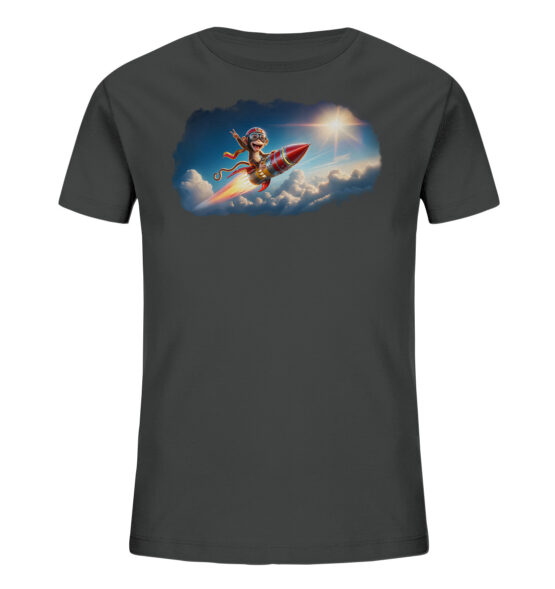 Monkey Rocket Cloud - Kids Organic Shirt