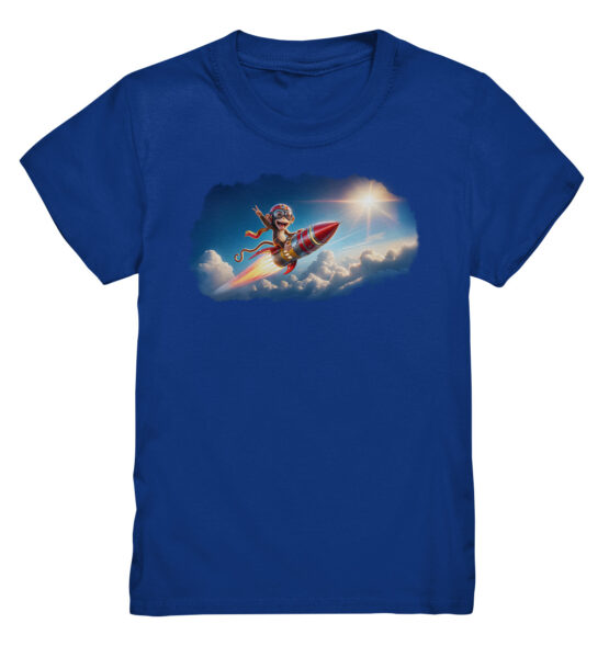 Monkey Rocket Cloud - Kids Premium Shirt – Bild 3