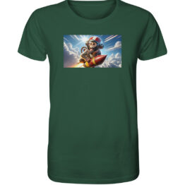 Monkey Rocket #3 - Organic Shirt