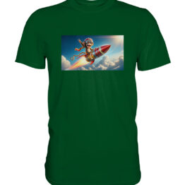 Monkey Rocket #2 - Premium Shirt